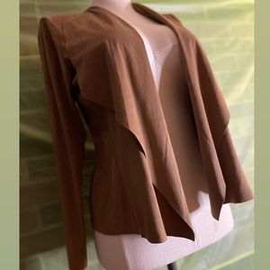 University Club Outwear: Brown Sweater. Size. M